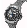 Fossil Bronson Stainless Steel Black Skeleton Dial Automatic ME3218 Men's Watch