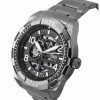 Fossil Bronson Stainless Steel Black Skeleton Dial Automatic ME3255 Men's Watch