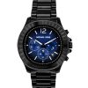 Michael Kors Oversized Sage Chronograph Stainless Steel Blue Dial Quartz MK9193 Men's Watch