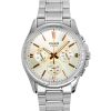 Casio Enticer Analog Stainless Steel Silver Dial Quartz MTP-1375D-7A2V Men's Watch