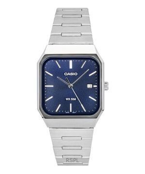 Casio Standard Analog Stainless Steel Blue Dial Quartz MTP-B185D-2A1V Men's Watch