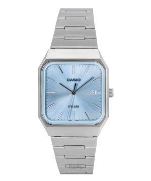 Casio Standard Analog Stainless Steel Ice Blue Dial Quartz MTP-B185D-2A2V Men's Watch