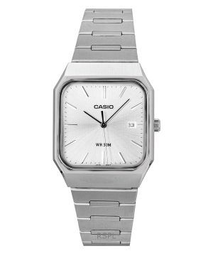 Casio Standard Analog Stainless Steel Silver Dial Quartz MTP-B185D-7AV Men's Watch