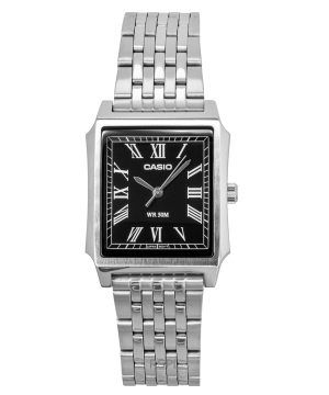 Casio Standard Analog Stainless Steel Black Dial Quartz MTP-B190D-1BV Men's Watch