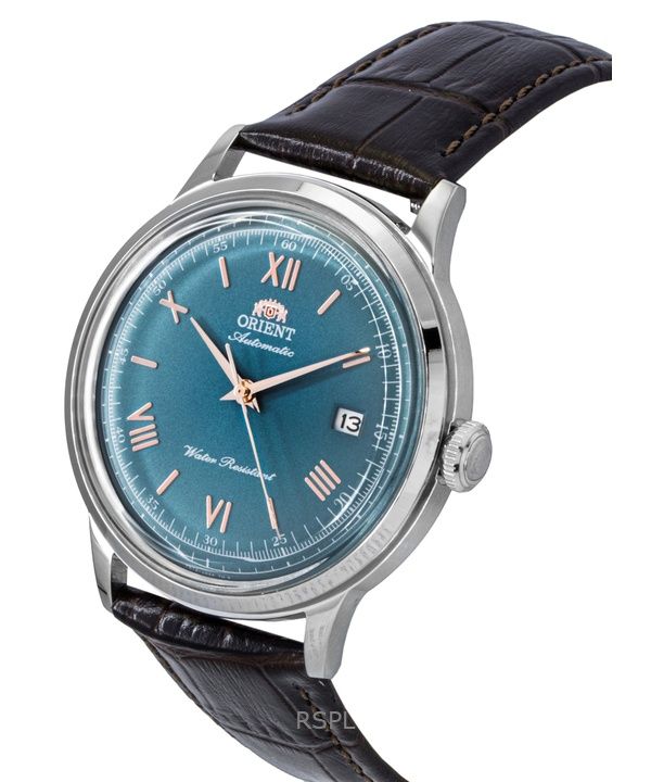 Orient Classic Leather Strap Green Dial Automatic RA-AC0023E Men's Watch