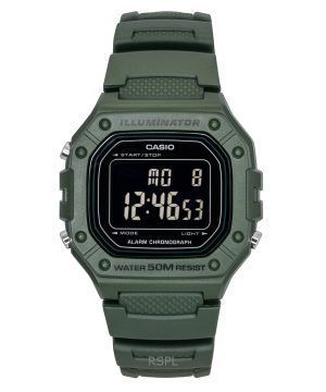 Casio Standard Digital Resin Strap Quartz W-218H-3BV Men's Watch