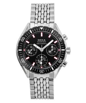 Doxa Sub 200 C-Graph II Sharkhunter Black Dial Automatic Diver's 797.10.101.10 200M Men's Watch With Extra Strap