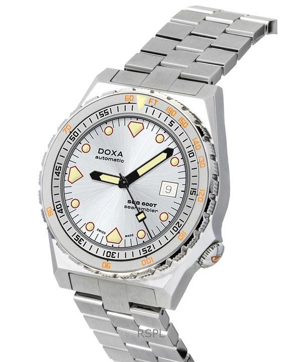 Doxa SUB 600T Professional Orange Dial Automatic Diver's 862.10.351 Doxa SUB 600T Professional Orange Dial Automatic Diver's 862.10.351.10 600M Men's Watch With Extra Straps
