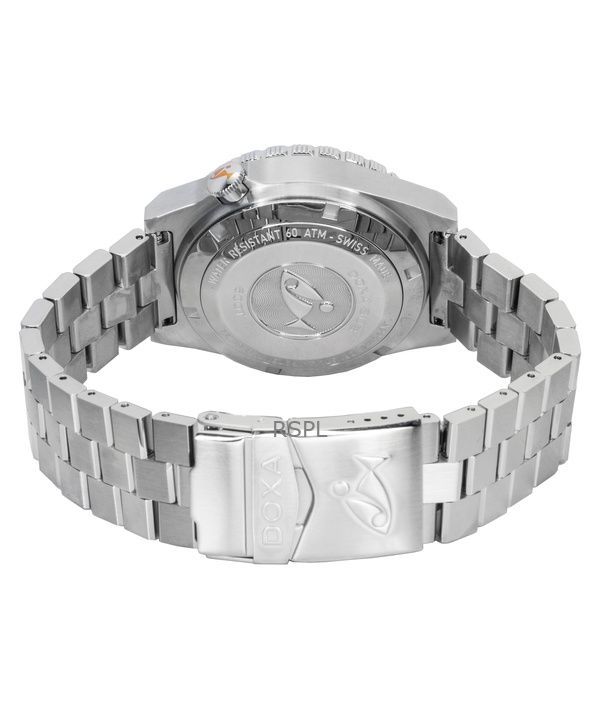 Doxa SUB 600T Professional Orange Dial Automatic Diver's 862.10.351.10 600M Men's Watch With Extra Straps