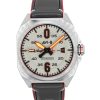 AVI-8 Bell X-1 Machbuster Desert Khaki Leather Strap Light Grey Dial Automatic AV-4115-07 Men's Watch