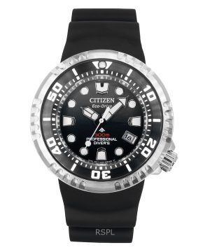 Citizen Promaster Rubber Strap Black Dial Eco-Drive Diver's BN1024-01E 300M Men's Watch