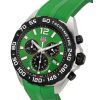 Tag Heuer Formula 1 Chronograph Rubber Strap Green Dial Quartz Diver's CAZ101AP.FT8056 200M Men's Watch