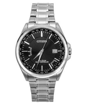Citizen Eco-Drive Radio Controlled Stainless Steel Black Dial CB0250-84E 100M Men's Watch