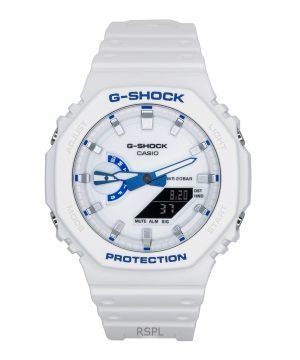 Casio G-Shock Analog Digital Resin Strap White Dial Quartz GA-2100HDS-7A1 200M Men's Watch