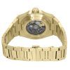 Ingersoll The Baller Gold Tone Stainless Steel Black Skeleton Dial Automatic I15001 Men's Watch