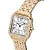 Invicta Angel Rose Gold Tone Stainless Steel Crystal Silver Dial Quartz 48997 Women's Watch