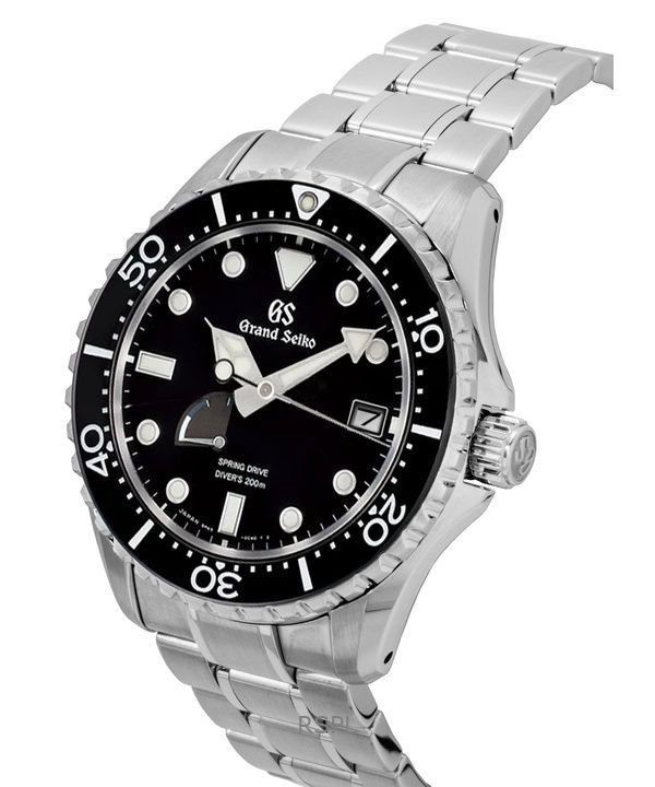 Grand Seiko Sport Spring Drive Stainless Steel Black Dial Automatic Diver's SBGA461G 200M Men's Watch