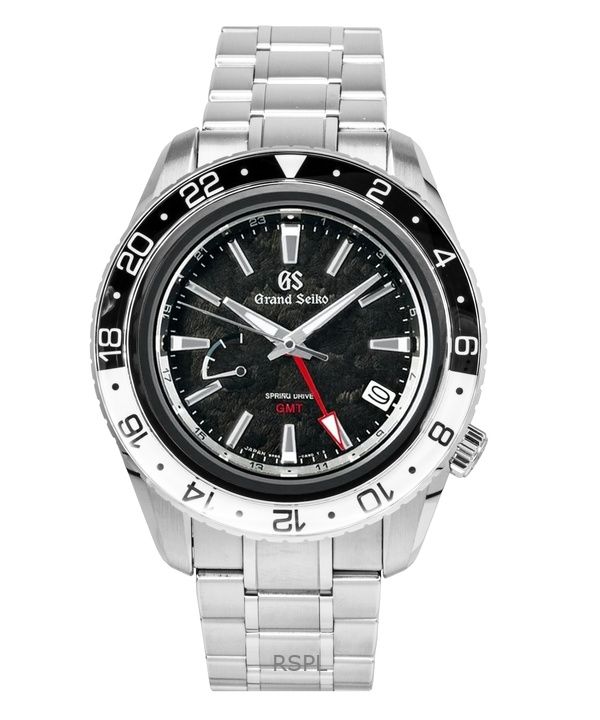 Grand Seiko Sport GMT Stainless Steel Black Dial Automatic SBGE277G 100M Men's Watch