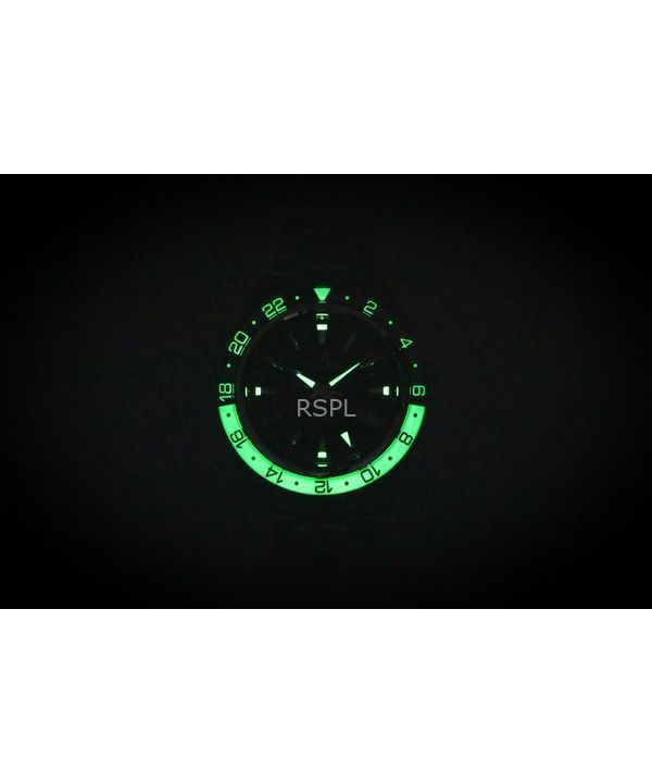 Grand Seiko Sport GMT Stainless Steel Black Dial Automatic SBGE277G 100M Men's Watch