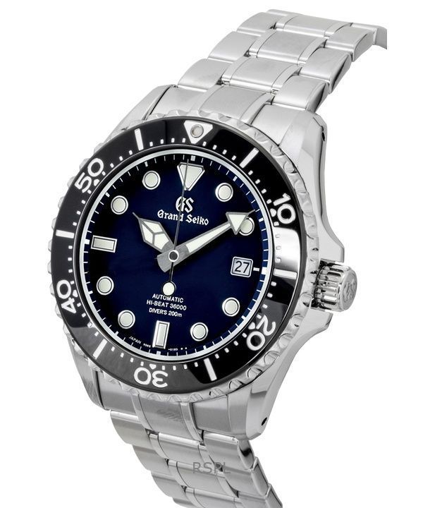 Grand Seiko Sport Hi-Beat Stainless Steel Dark Blue Dial Automatic Diver's SBGH289G 200M Men's Watch