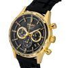 Seiko Sport Chronograph Silicone Strap Black Dial Quartz SSB446P1 100M Men's Watch