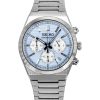 Seiko Conceptual Chronograph Stainless Steel Light Blue Dial Quartz SSB459P1 100M Men's Watch