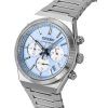 Seiko Conceptual Chronograph Stainless Steel Light Blue Dial Quartz SSB459P1 100M Men's Watch