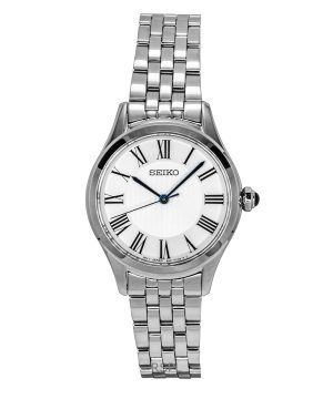 Seiko Classic Stainless Steel Silver Dial Quartz SUR609P1 Women's Watch