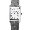 Seiko Classic Leather Strap White Dial Quartz SWR099P1 Women's Watch