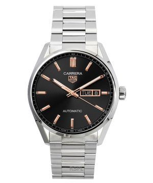 Tag Heuer Carrera Stainless Steel Black Dial Automatic WBN2013.BA0640 100M Men's Watch