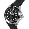 Tag Heuer Aquaracer Rubber Strap Black Dial Automatic Diver's WBP5110.FT6257 300M Men's Watch