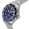 TAG Heuer Aquaracer Professional GMT Stainless Steel Blue Dial Automatic Diver's WBP5114.BA0013 300M Men's Watch