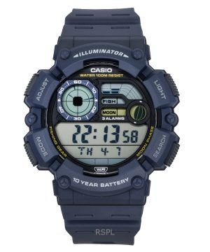 Casio Youth Digital Resin Strap Quartz WS-1500H-2AV 100M Men's Watch