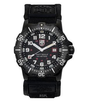 Luminox Navy Seal Military Rubber Strap Black Dial Quartz Diver's XS.4231.SET 200M Men's Watch With Gift Set