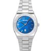 Bulova Surveyor Stainless Steel Diamond Accents Blue Mother Of Pearl Dial Quartz 96R246 Women's Watch