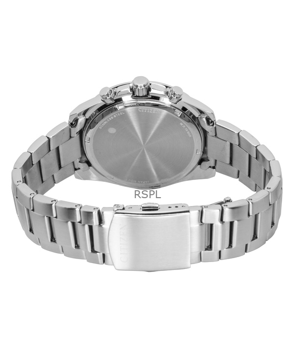 Citizen Chronograph Stainless Steel Blue Dial Quartz AN8230-59L 100M Men's Watch 4 Citizen Chronograph Stainless Steel Blue Dial Quartz AN8230-59L 100M Men's Watch