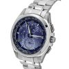 Citizen Attesa Limited Edition Chronograph Super Titanium Blue Dial Eco-Drive AT8240-66L 100M Men's Watch