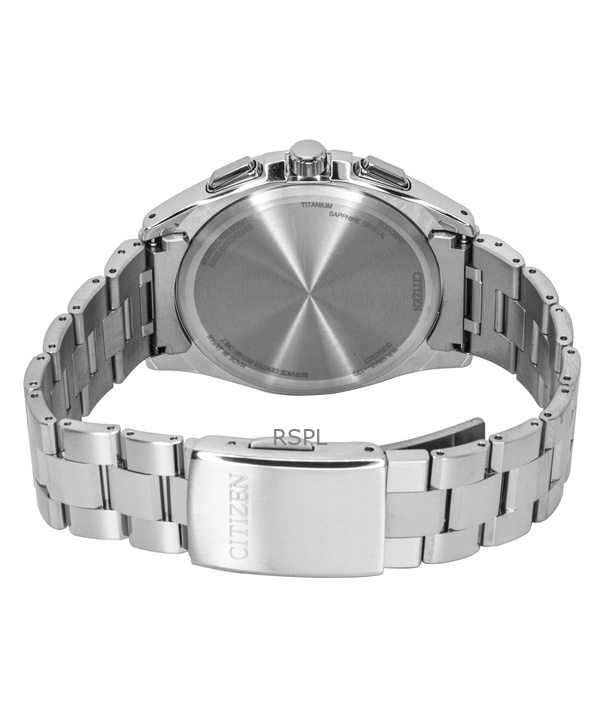 Citizen Attesa Limited Edition Chronograph Super Titanium Blue Dial Eco-Drive AT8240-66L 100M Men's Watch 4 Citizen Attesa Limited Edition Chronograph Super Titanium Blue Dial Eco-Drive AT8240-66L 100M Men's Watch