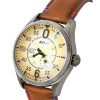 AVI-8 Spitfire Type 300 VE-Day 80th Limited Edition Leather Strap Cream Dial Automatic AV-4073-02 Men's Watch
