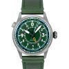 AVI-8 Flyboy Wingman Worldtimer GMT Leather Strap Green Dial Automatic AV-4120-05 Men's Watch