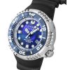 Citizen Promaster Dive Rubber Strap Blue Dial Eco-Drive BN1025-08L 300M Men's Watch
