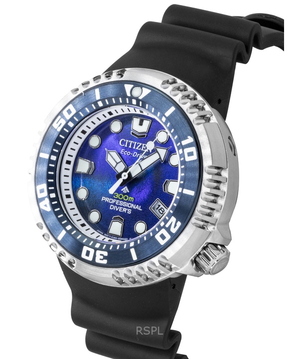Citizen Promaster Dive Rubber Strap Blue Dial Eco-Drive BN1025-08L 300M Men's Watch 3 Citizen Promaster Dive Rubber Strap Blue Dial Eco-Drive BN1025-08L 300M Men's Watch