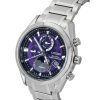 Citizen Tsuki-yomi A-T Moon Phase Titanium Purple Dial Eco-Drive BY1010-81Z 100M Men's Watch