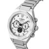 Citizen Zenshin Chronograph Super Titanium White Dial Eco-Drive CA4690-51A 100M Men's Watch