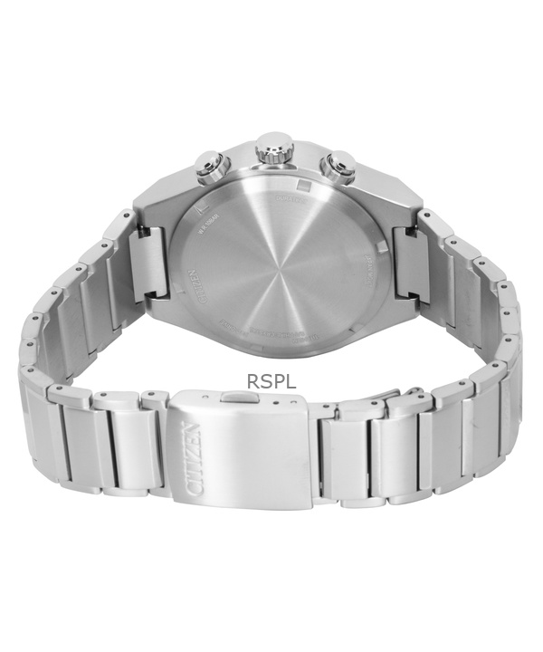 Citizen Zenshin Chronograph Super Titanium White Dial Eco-Drive CA4690-51A 100M Men's Watch 4 Citizen Zenshin Chronograph Super Titanium White Dial Eco-Drive CA4690-51A 100M Men's Watch