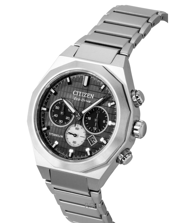 Citizen Zenshin Senkei Chronograph Super Titanium Black Dial Eco-Drive CA4690-51E 100M Men's Watch 2 Citizen Zenshin Senkei Chronograph Super Titanium Black Dial Eco-Drive CA4690-51E 100M Men's Watch