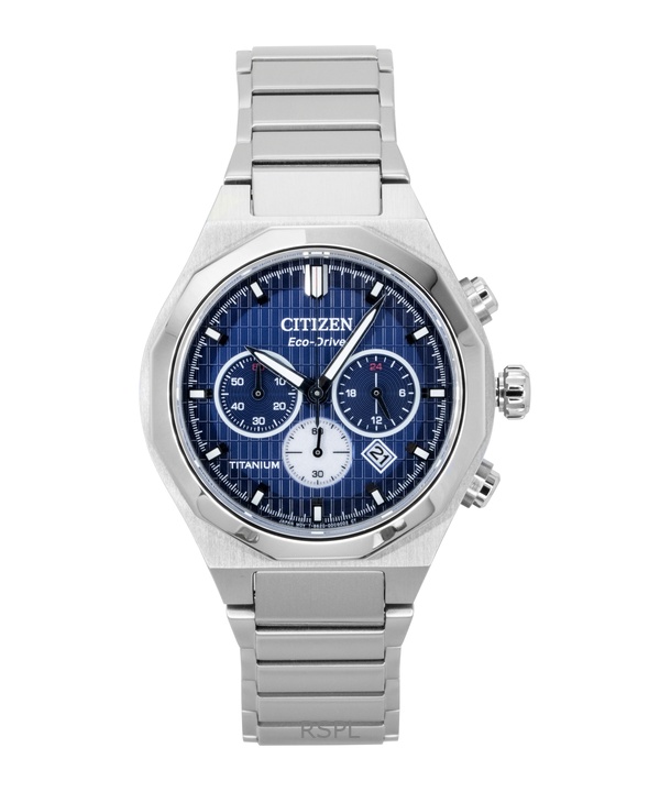 Citizen Zenshin Senkei Chronograph Super Titanium Blue Dial Eco-Drive CA4691-59L 100M Men's Watch 1 Citizen Zenshin Senkei Chronograph Super Titanium Blue Dial Eco-Drive CA4691-59L 100M Men's Watch