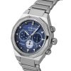 Citizen Zenshin Senkei Chronograph Super Titanium Blue Dial Eco-Drive CA4691-59L 100M Men's Watch