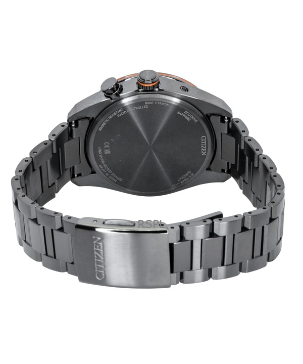 Citizen Attesa Radio Controlled Titanium Black Dial Eco-Drive CB0286-61E 100M Men's Watch 4 Citizen Attesa Radio Controlled Titanium Black Dial Eco-Drive CB0286-61E 100M Men's Watch