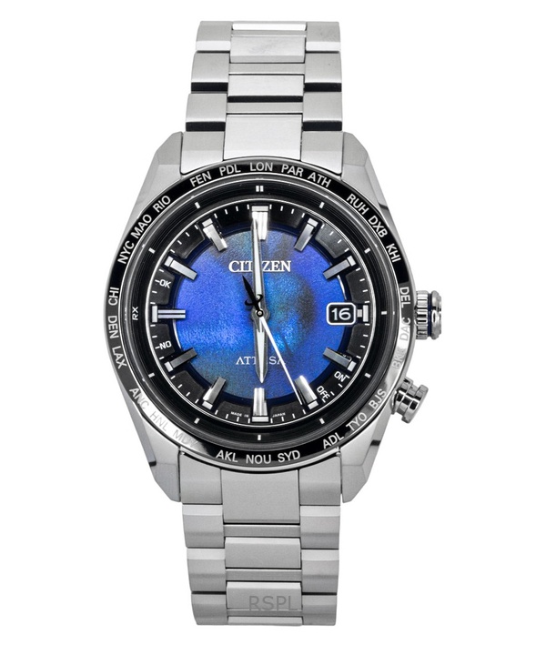 Citizen Attesa Limited Edition Super Titanium Blue Dial Eco-Drive CB0288-65L 100M Men's Watch 1 Citizen Attesa Limited Edition Super Titanium Blue Dial Eco-Drive CB0288-65L 100M Men's Watch